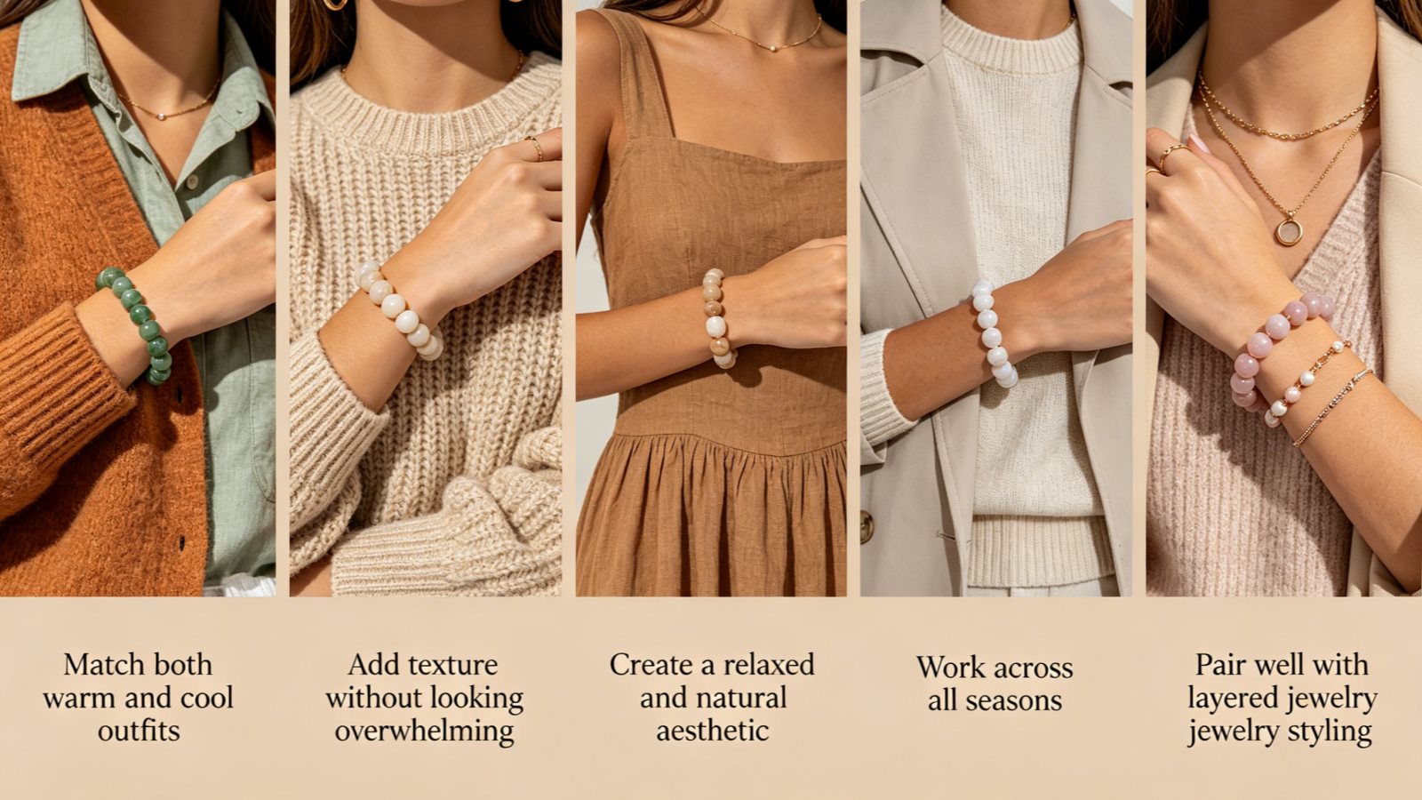 how to style earth tone bracelets 3